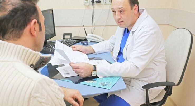 Men consult a urologist